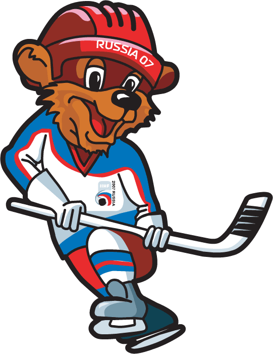 IIHF World Championship 2007 Mascot Logo iron on transfers for T-shirts
